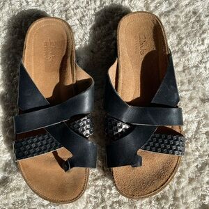 Clarks Women's Black Sandals